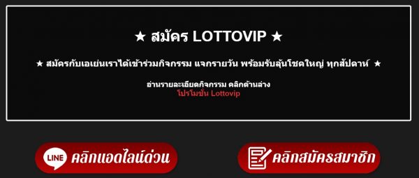 สมัครเล่นหวย Lottovip.link